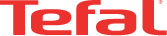 Logo Tefal w kolorze czerwonym na przezroczystym tle.