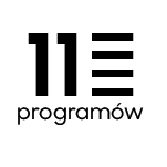 11 programów - ikonka w kolorze czarnym 