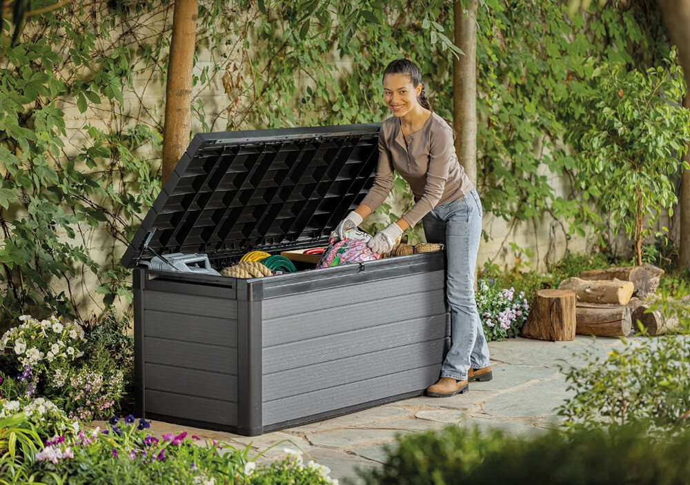 Skrzynia ogrodowa KETER Cortina Box 570 L niezbednik ogrodowy idealny schowek