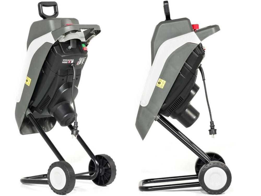 Rozdrabniacz do gałęzi NAC SHE250B-BAG-LD2 elektryczny atrakcyjna cena certyfikat ochrony elektrycznej IPX4 instrukcja obsługi w języku polskim