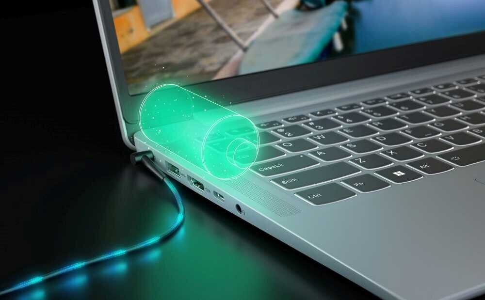 Laptop LENOVO IdeaPad Slim 5 16ABR8 16 IPS R7-7730U 16GB RAM 512GB SSD Windows 11 Home bateria czas działania ładowanie kamera internetowa