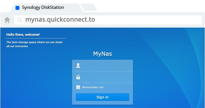 Serwer plików SYNOLOGY DS218J - QuickConnect  