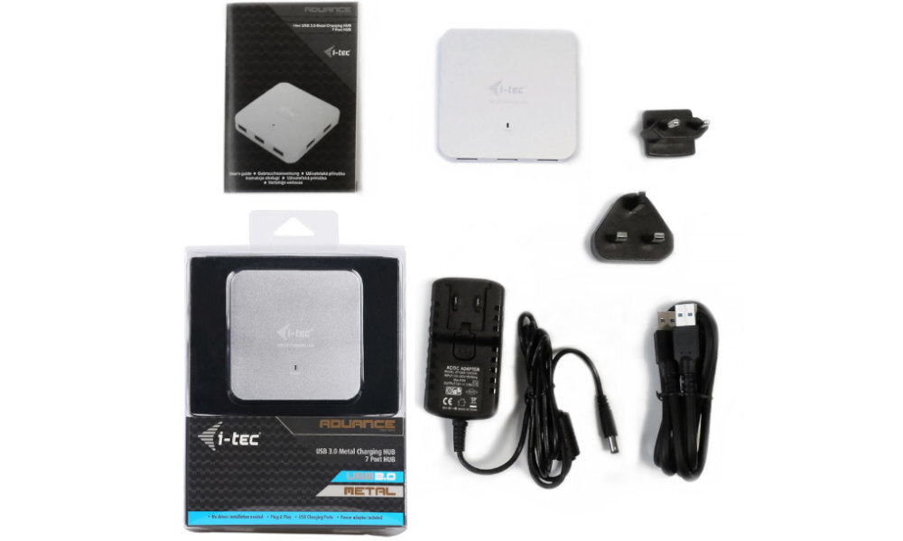 I-TEC U3HUBMETAL7 zestaw