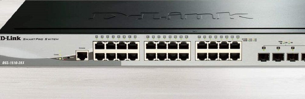 Switch D-LINK DGS-1510-28X - kompaktowe wymiary 