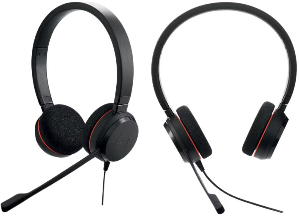 Słuchawki JABRA Evolve 20 MS Stereo głośniki dźwięk jakość