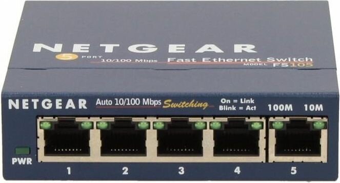 Switch NETGEAR FS105-300PES - znakomite parametry użytkowe zaawansowane komponenty Fast Ethernet