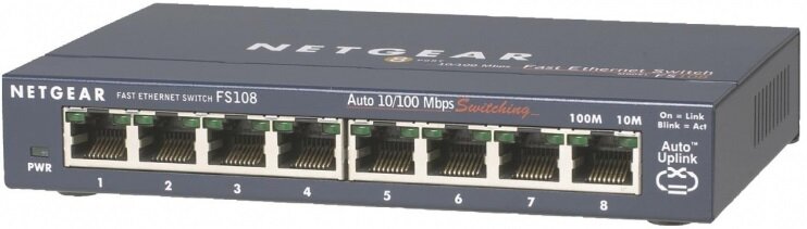 Switch NETGEAR FS108-300PES - niezawodne działanie niska atrakcyjna cena
