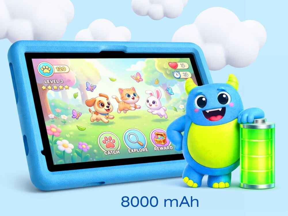 Tracer L10 TAB 11 bateria 8000 mAh etui podstawka tablet dla dzieci