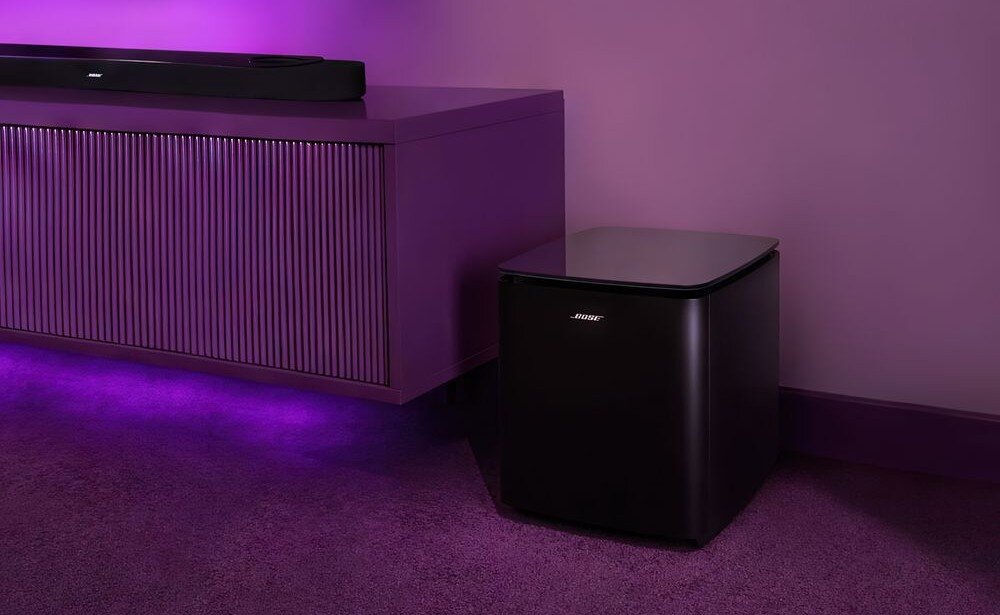 BOSE LIFESTYLE ULTRA Bass Module Bluetooth bezprzewodowy zasięg 9,1 m łatwa instalacja subwoofer, subwoofer stojący na podłodze