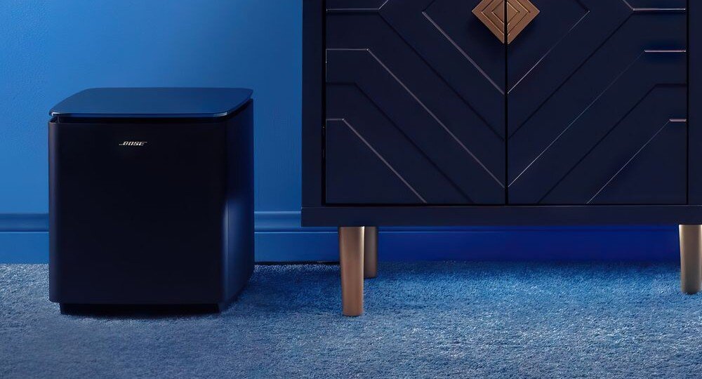 BOSE LIFESTYLE ULTRA Bass Module aktywny subwoofer mocny bas dynamiczne brzmienie kino domowe, subwoofer stojący na podłodze
