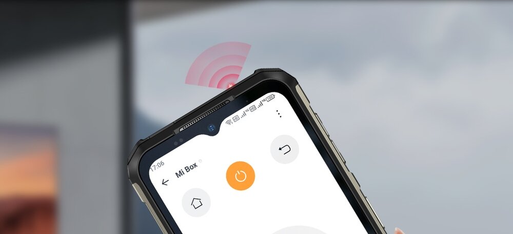 Smartfon ULEFONE Armor 22 nadajnik podczerwieni pilot sterowanie 