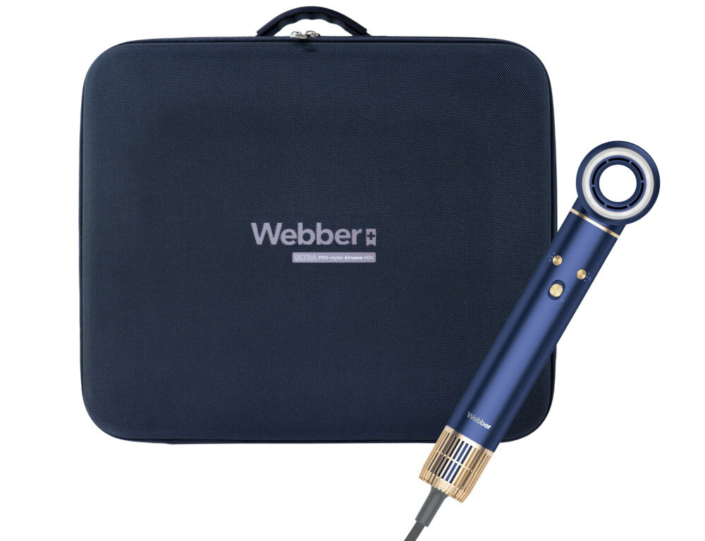 Suszarka WEBBER HD4 Pro Ultra 1300 W Torba podróżna w zestawie  przechowywanie i transport Chroni sprzęt przed uszkodzeniami, kurzem i wilgocią