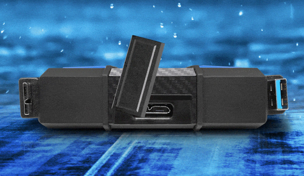 Dysk ADATA HD710 Pro osłonę portu USB szczelnie ochronę przed wodą deszcz czy przypadkowe zalanie