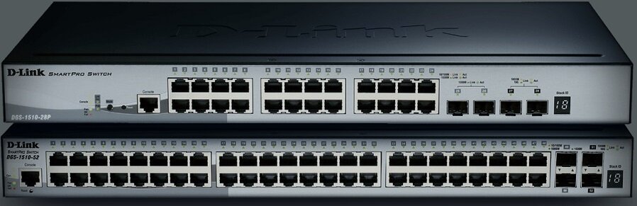 Switch D-LINK DGS-1510-52X - 48 portów 4 gniazda SFP+ najlepsza jakość połączenia 
