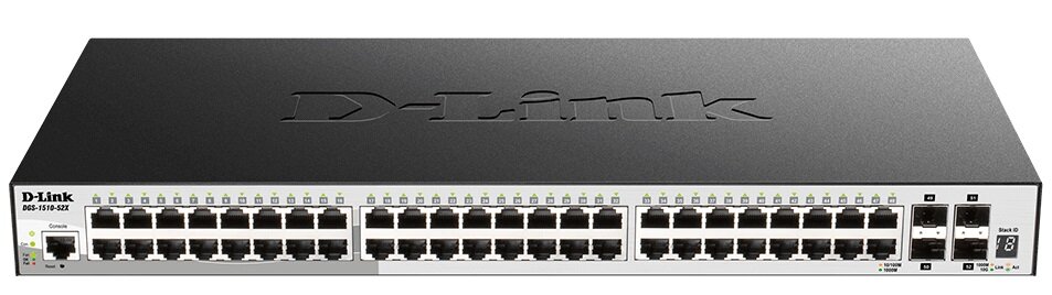 Switch D-LINK DGS-1510-52X - Gigabit Ethernet cztery porty SFP+ szybkość działania