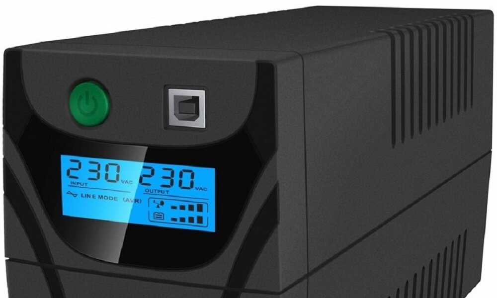 Zasilacz UPS EVER Easyline 650 AVR USB - kompaktowy zasilacz