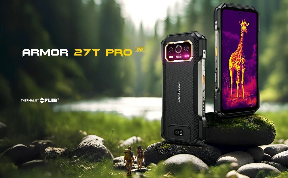 Smartfon ULEFONE Armor 27T Pro z kamerą termowizyjną i wytrzymałą obudową