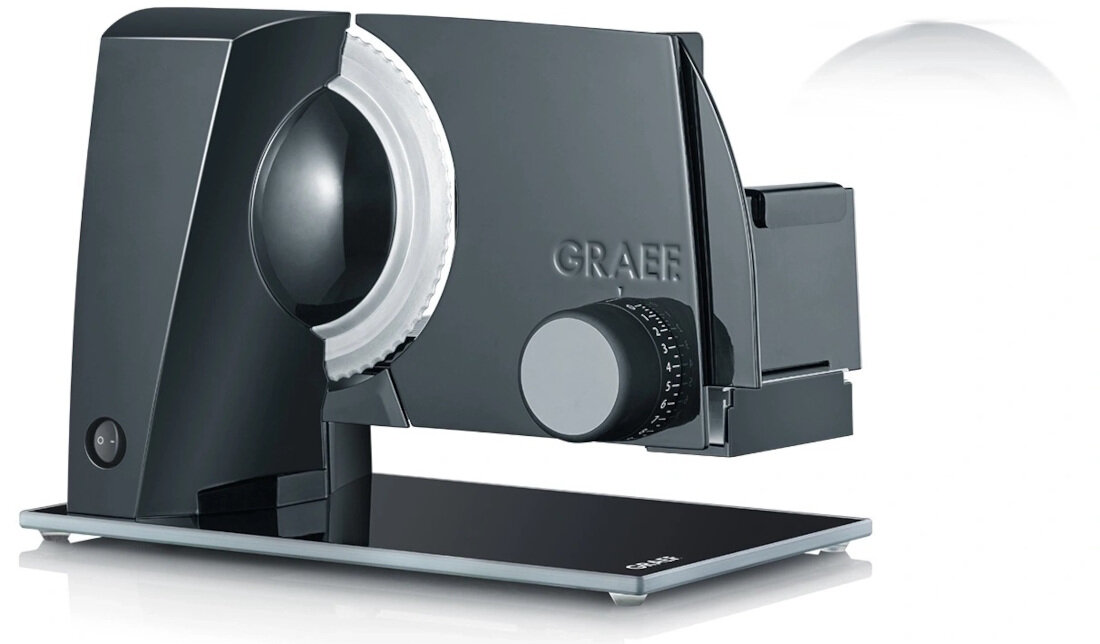 Krajalnica GRAEF Style S12 Twin Czarny wygląd design prezentacja wizualizacja Precyzja i wygoda krojenia