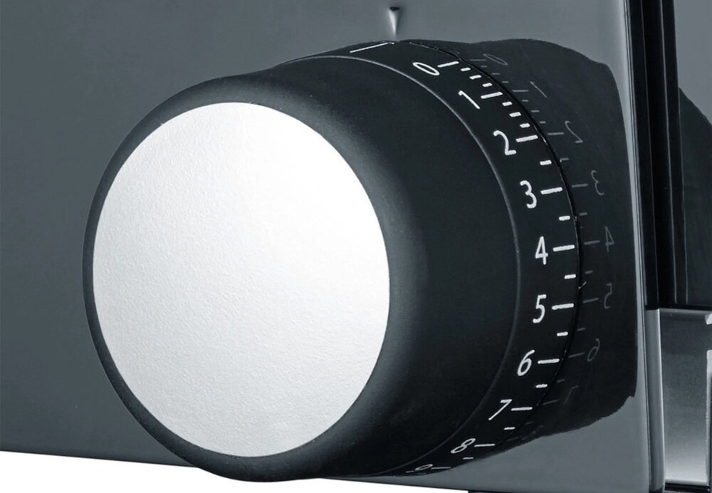 Krajalnica GRAEF Style S12 Twin Czarny Regulacja grubości kontrola grubość zakres dostosowanie potrzeby