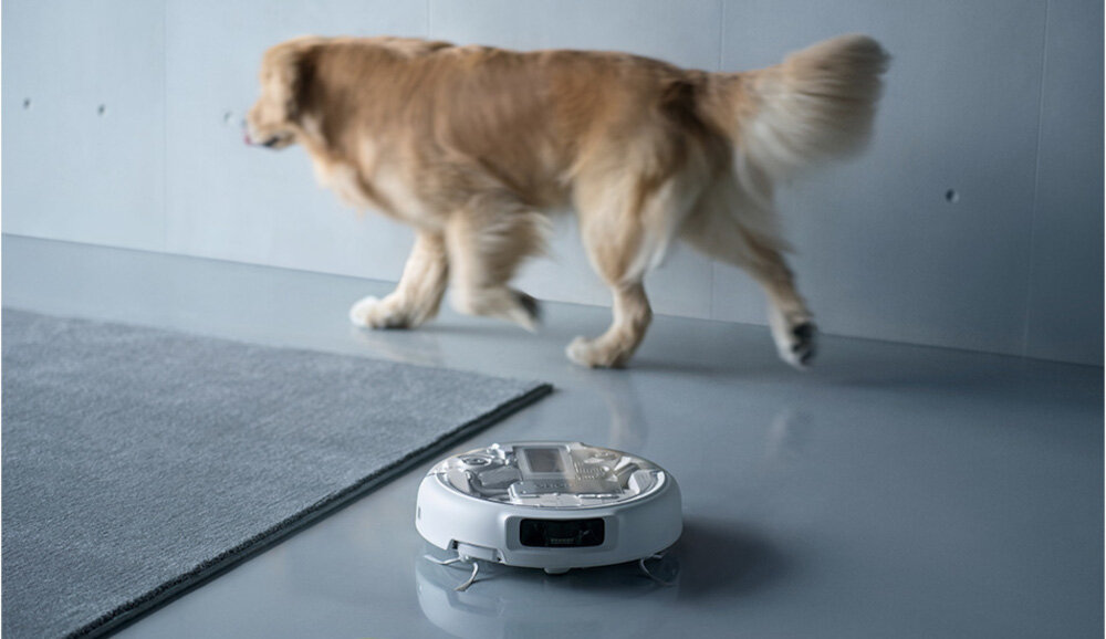 Robot sprzątający DJI Romo P Działanie dopasowane do domu z roztworu czyszczącego i środka odświeżającego rozpoznaje wielkość i położenie dywanów dozuje detergent