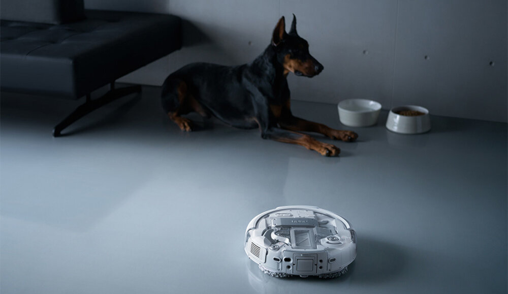 Robot sprzątający DJI Romo P Unikanie przeszkód system wykrywania przeszkód grubość również w ciasnych miejscach