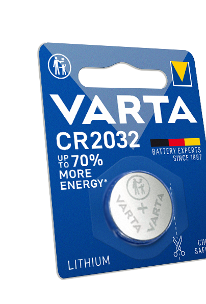 Opakowanie baterii VARTA CR2032.
