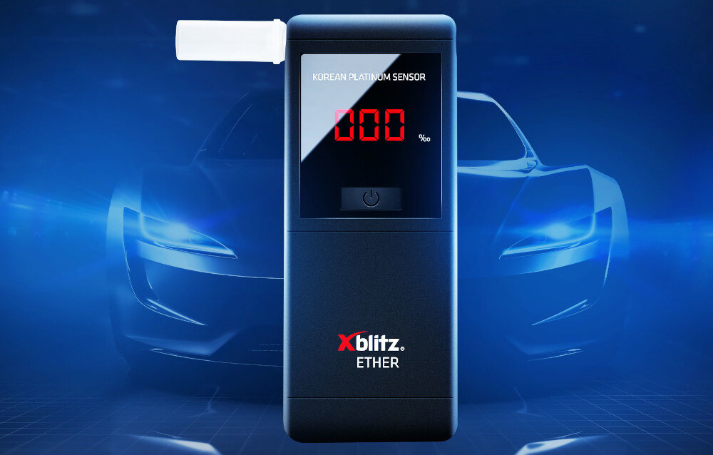 Alkomat XBLITZ Ether ustniki działanie jakość precyzja wykoannie pomiar bezpieczeństwo odpowiedzialność