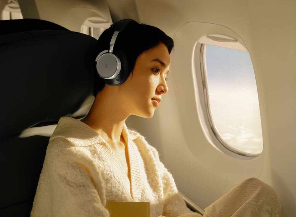 Słuchawki nauszne BANG & OLUFSEN Beoplay H100 ANC Wodoodporne gladki zarysowania przyciski pokretla funkcje uzytkowanie