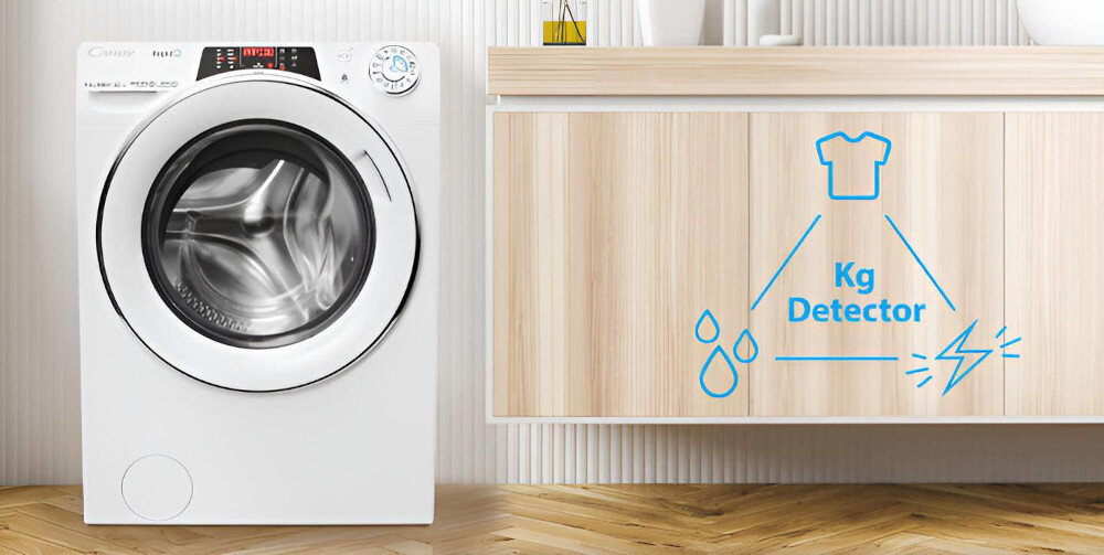 Pralka CANDY RO 4106DWMC7 1-S automatyka wagowa dobór ilości wody czas temperatura