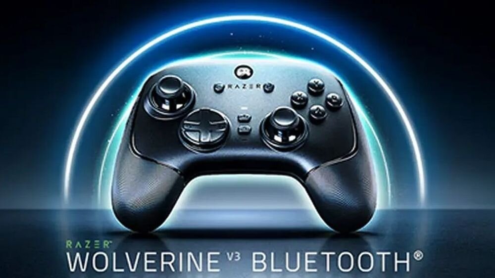 LG 55MRGB86B6A Bluetooth ultra low latency 2.5 ms gaming kontroler, kontroler na ciemnym tle