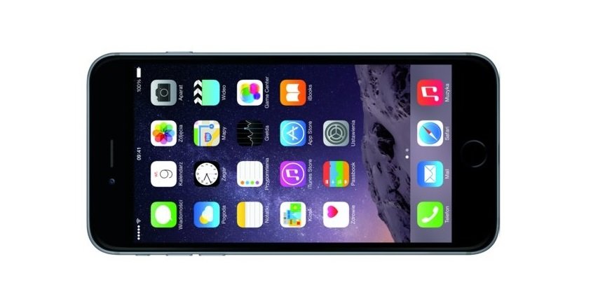 Smartfon APPLE iPhone 6S Plus 128GB Gwiezdna szarość widok front skos
