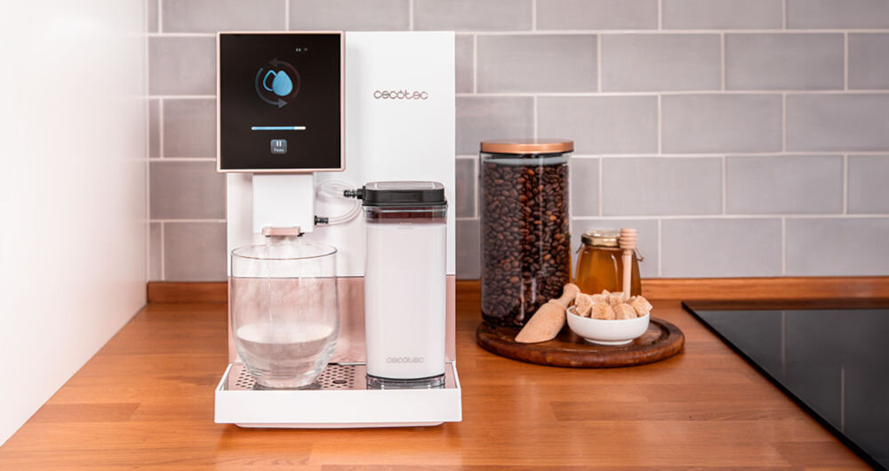 Ekspres CECOTEC Cremmaet Compactccino Connected White Rose funkcjonalność styl elegancki klasyczny kolor do wystroju każdej kuchni eleganckie wzornictwo stylowy element dekoracyjny