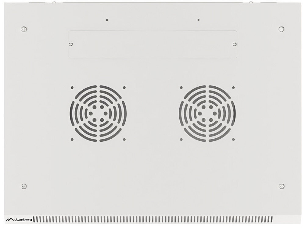 Szafa RACK LANBERG 19 27U WF01-6427-10S Szary otwory wentylacja przewiew temperatura