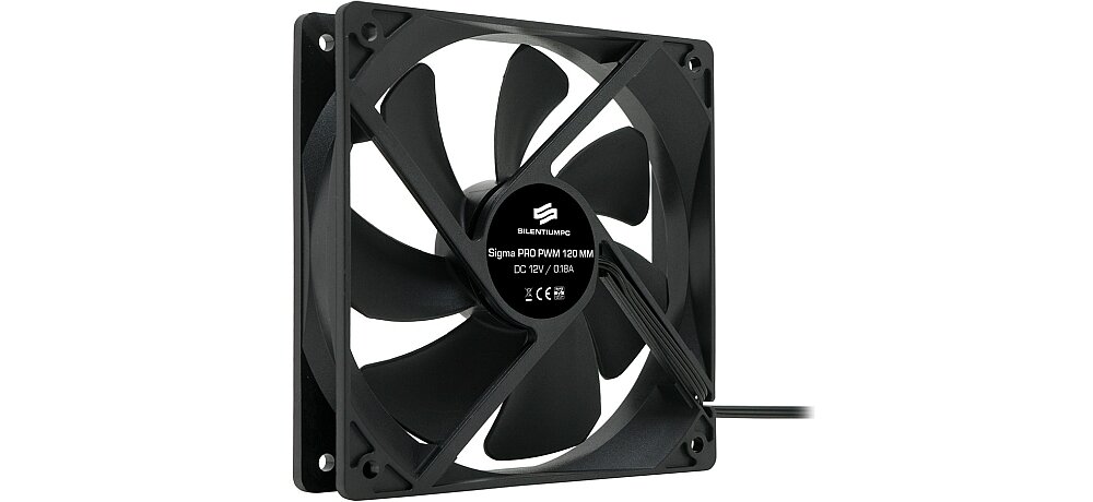 Wentylator SILENTIUM PC Sigma Pro 120 praca