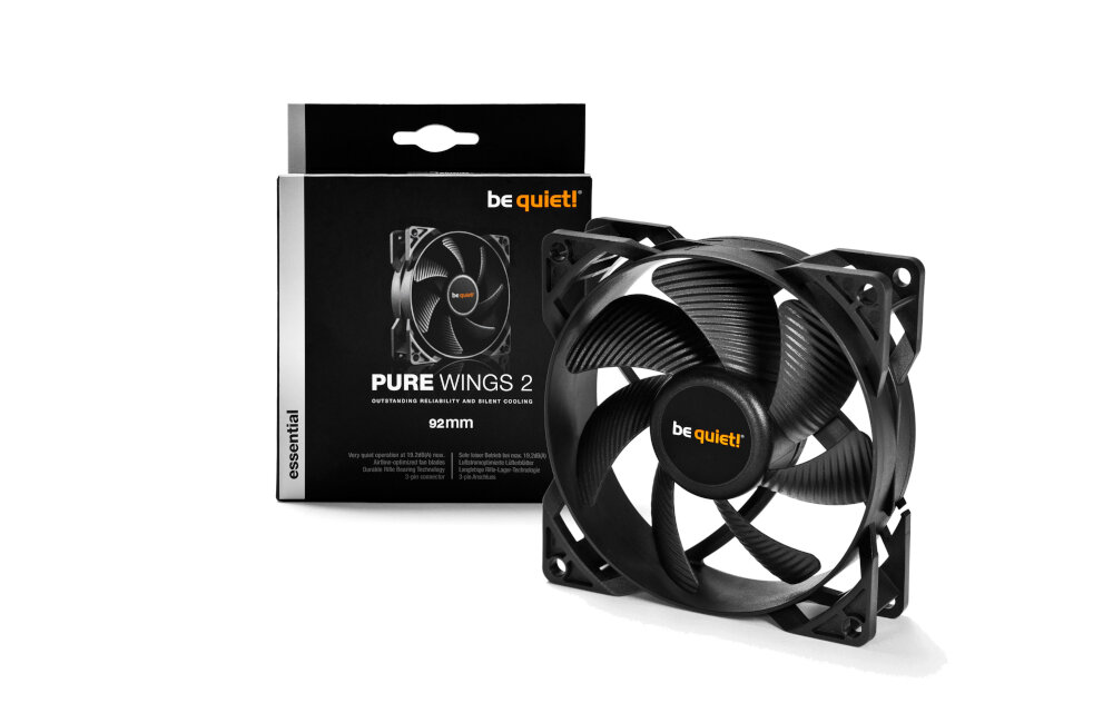 WENTYLATOR CPU BE QUIET PURE WINGS 2 92MM BL045 łopatki chłodzenie