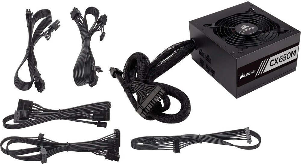 Zasilacz CORSAIR CX650M 650W Bronze - wysoka jakosc