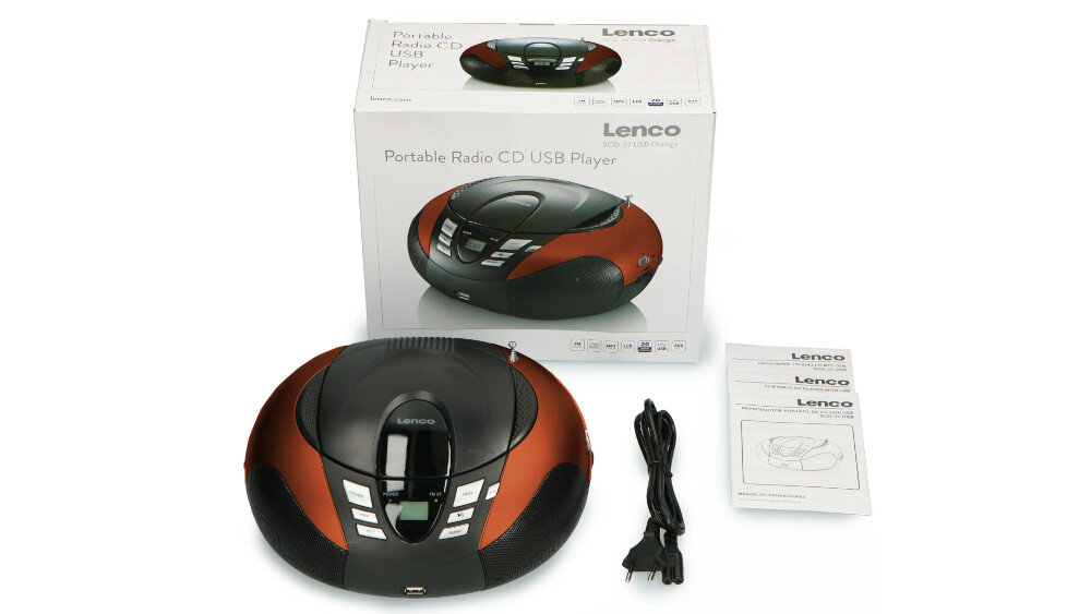 Radioodtwarzacz LENCO SCD-37 - zestaw