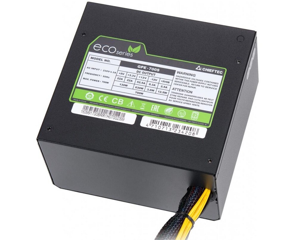 Zasilacz CHIEFTEC GPE-700S 700W - wysoka jakosc