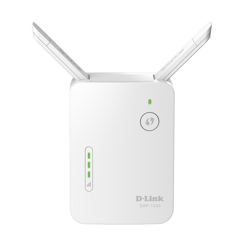 Wzmacniacz sieci D-LINK DAP-1330 N300 Front z Antenami