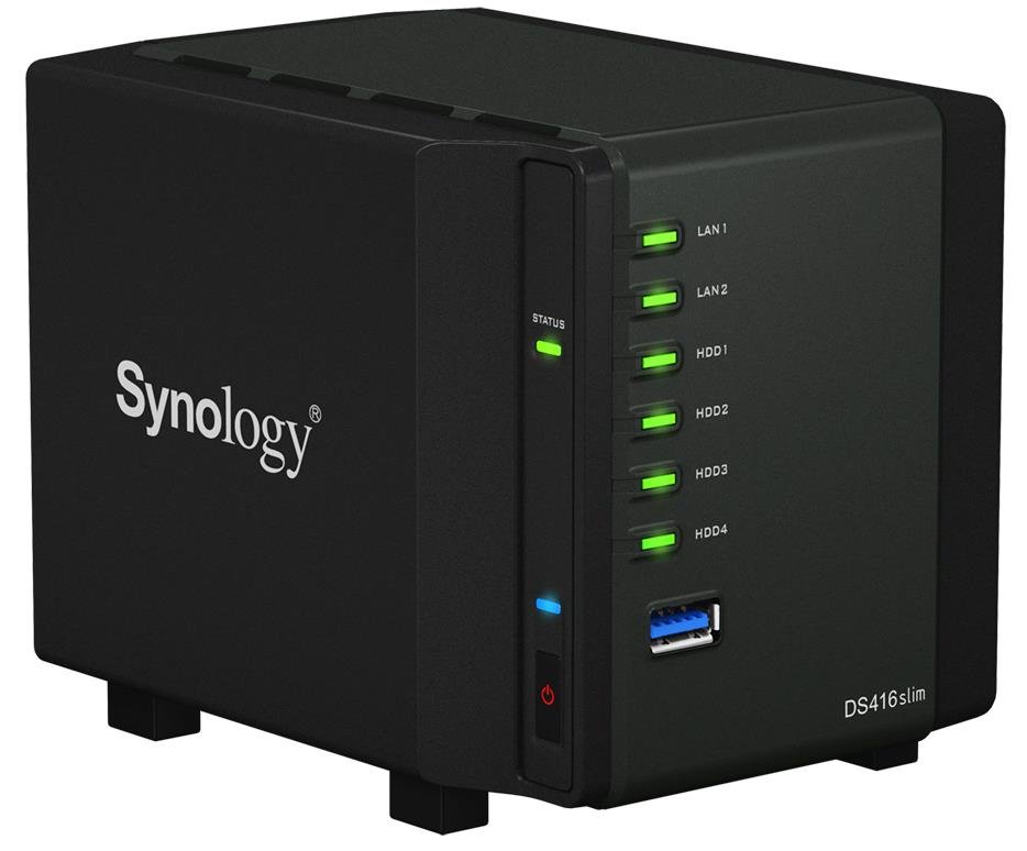 Serwer plików SYNOLOGY DS416slim - Niewielkie rozmiary  