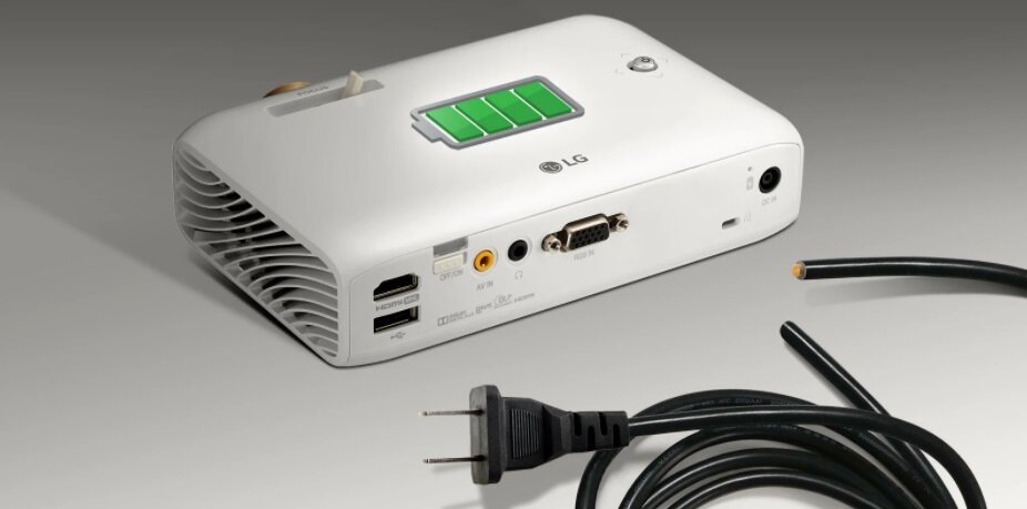 Projektor LG PH550G mocna pojemmna bateria