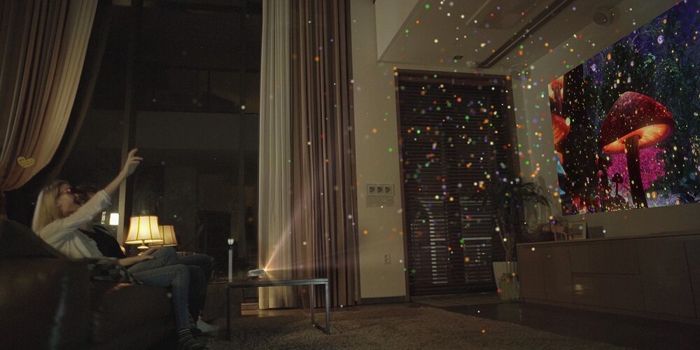 Projektor LG PH550G technologia 3D