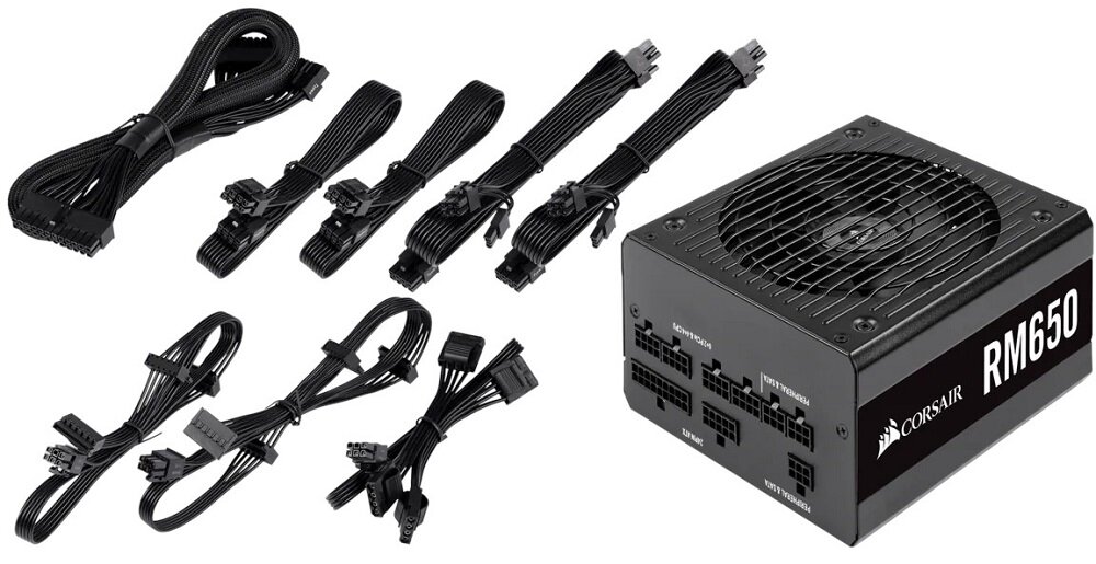 Zasilacz CORSAIR RM650i 650W Gold  - styl