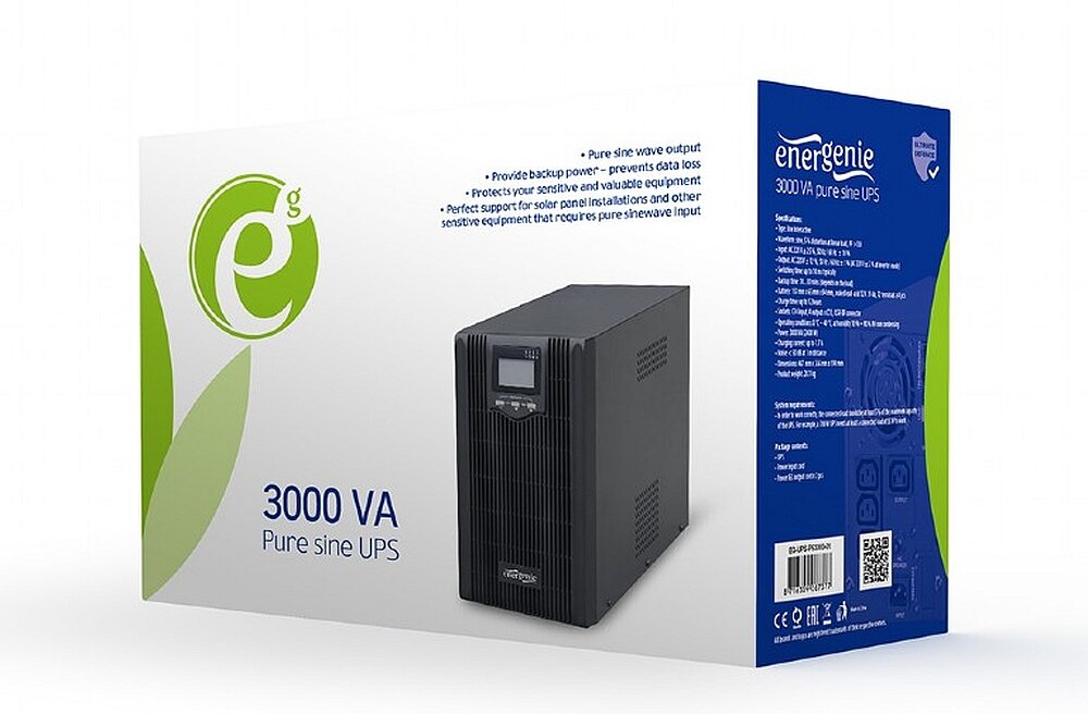 Zasilacz UPS GEMBIRD EG-UPS-PS3000-01