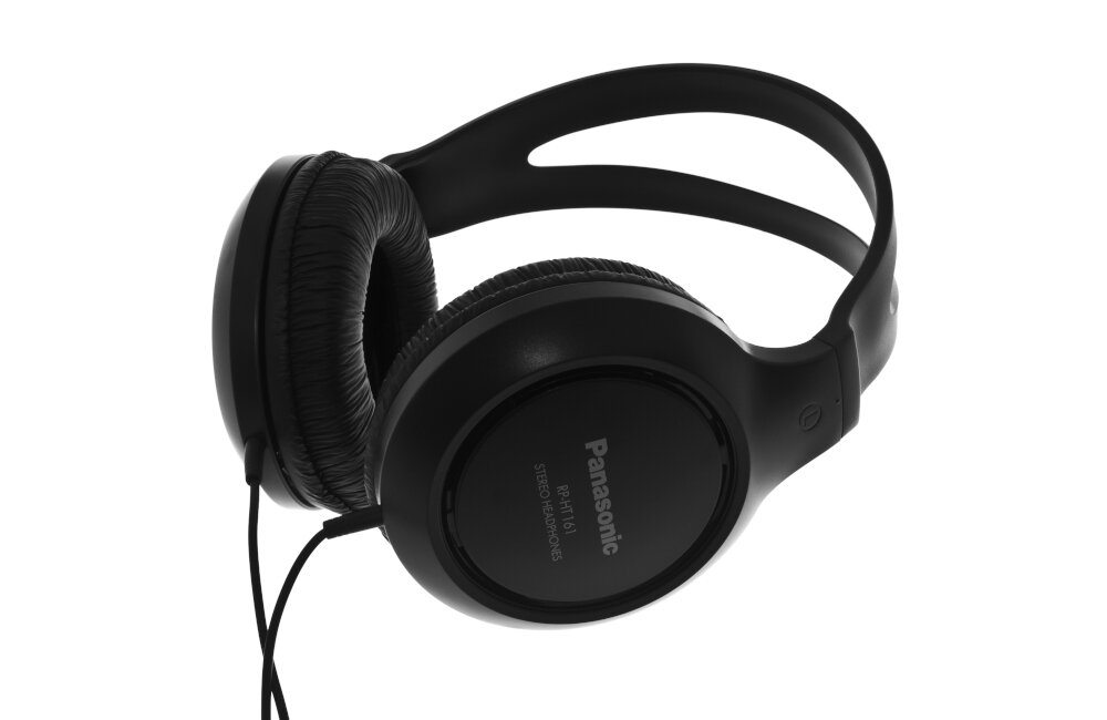 SŁUCHAWKI PANASONIC RP-HT161E-K NAUSZNE CZARNE komfort