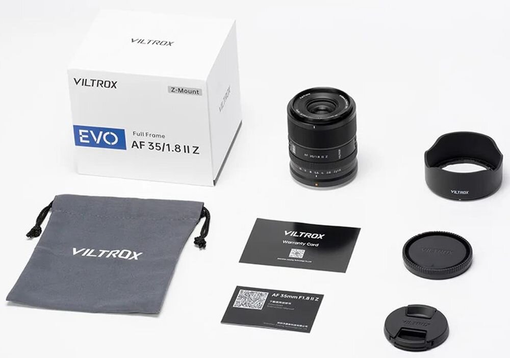 VILTROX AF 35 mm f-1.8 II EVO zestaw