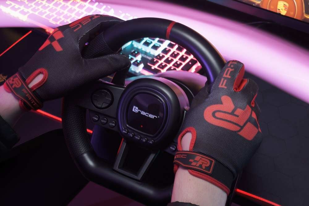 Kierownica TRACER SimRacer  realizm dodatki sekcje  responsywna skrzynia biegów 