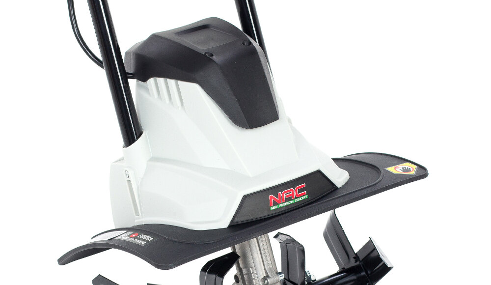 Glebogryzarka elektryczna NAC TIE105-W silnik elektryczny moc 1050 W moc znamionowa 1,05 kW szerokosc robocza 36 cm glebokosc 22 cm efektywnosc