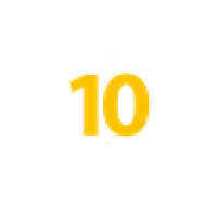 Kwadratowy znak z napisem: \'DRIVE MOTOR 10 YEARS WARRANTY\'.