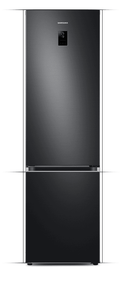 Zdjęcie chłodziarko-zamrażarki RB38C776CB1 wykończonej w grafitowej stali. Model dostępny w sklepach i na stronie Media Mexpert